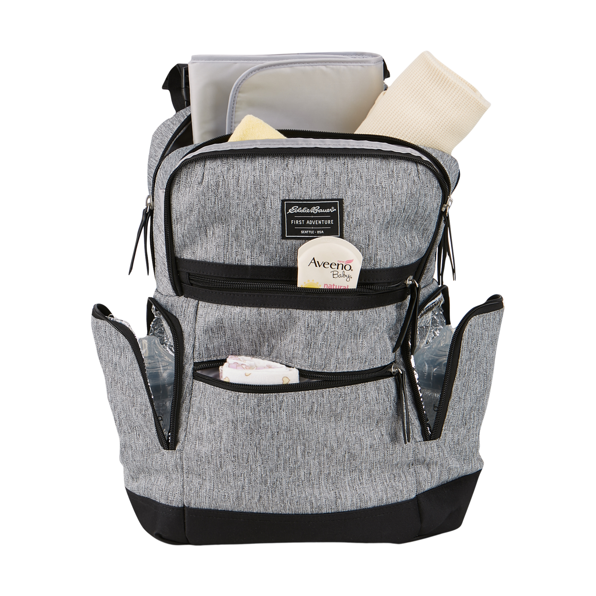 Eddie Bauer Sport Traveler Diaper Backpack - Grey.