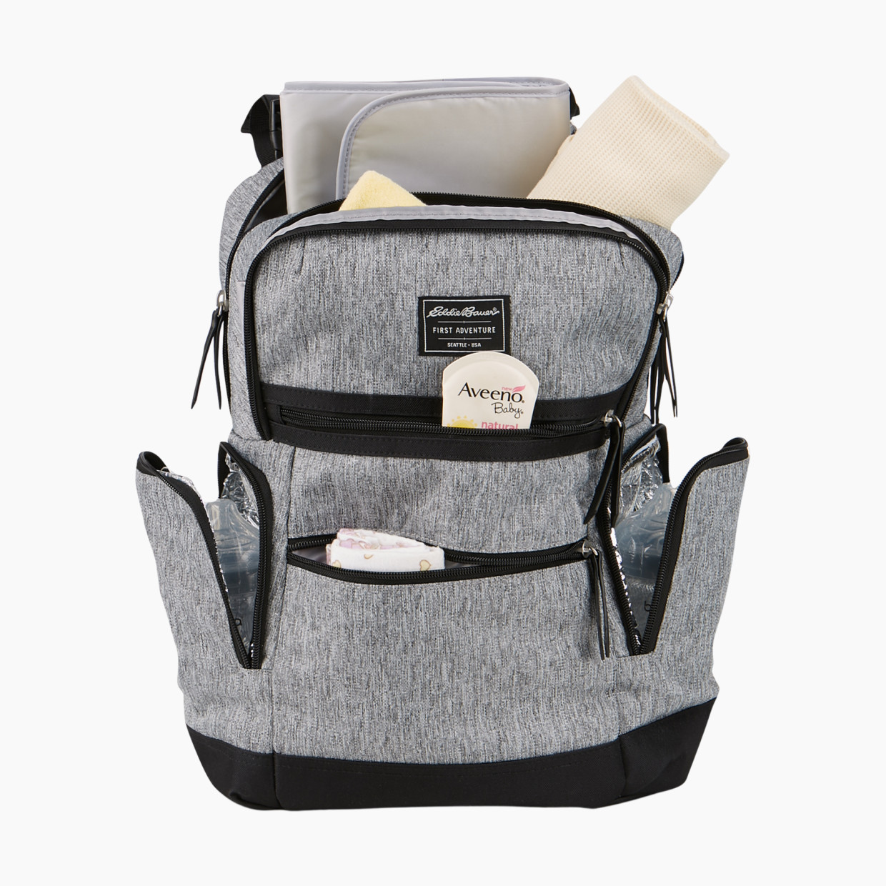 Eddie Bauer Sport Traveler Diaper Backpack - Grey.