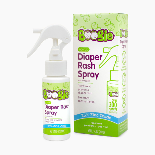 Boogie No-Rub Diaper Rash Spray - Green, 1.7 Oz.