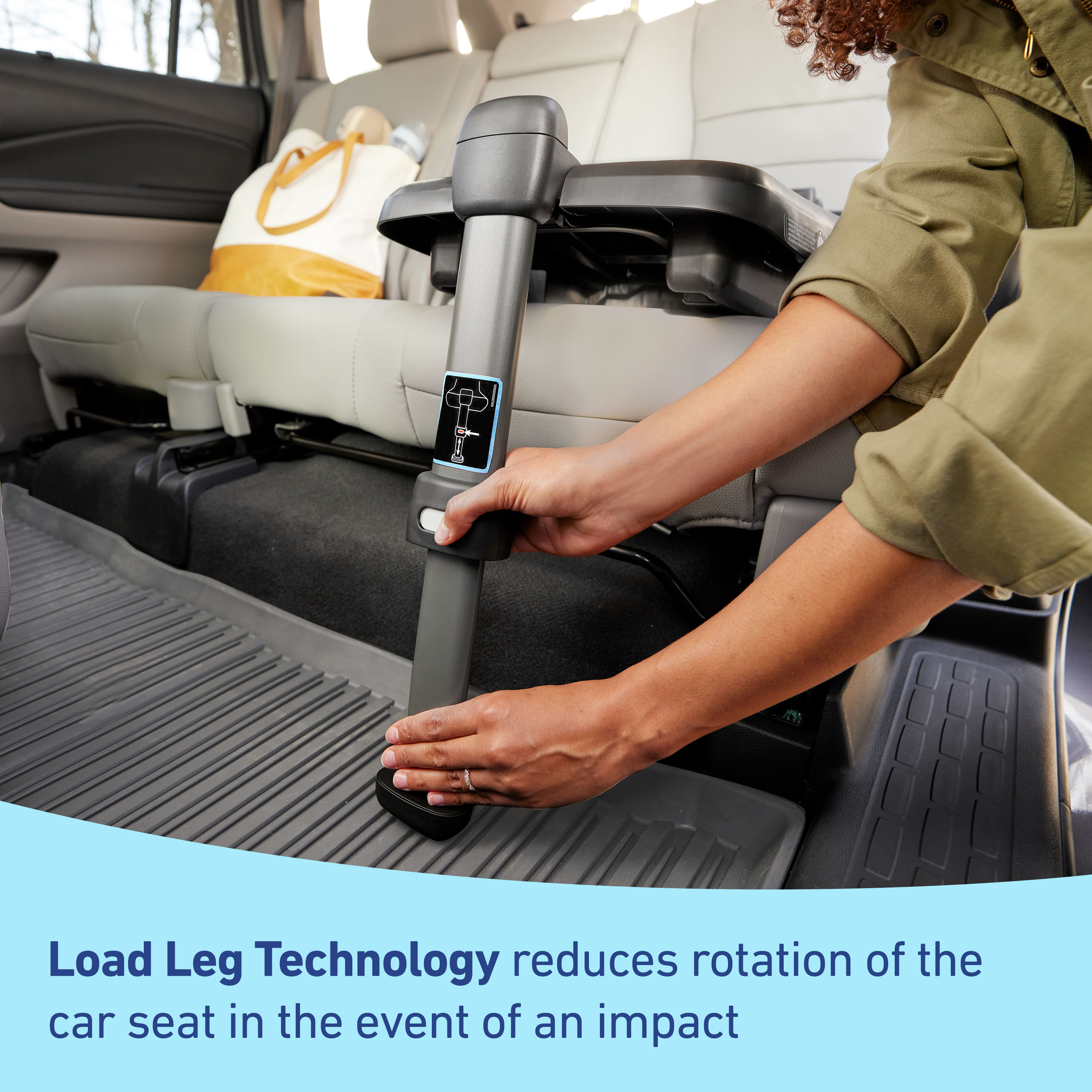 Graco SnugRide DLX Infant Car Seat ft. Load Leg Technology.