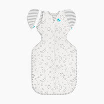 Love to Dream Swaddle UP Transition Bag, Luxuriously Silky Soft Viscose from Bamboo, Baby Sleep Sack, Patented Zip-Off Wings, Snug Fit Helps Calm Startle Reflex, 1.0TOG, 13-19 lbs, Cream