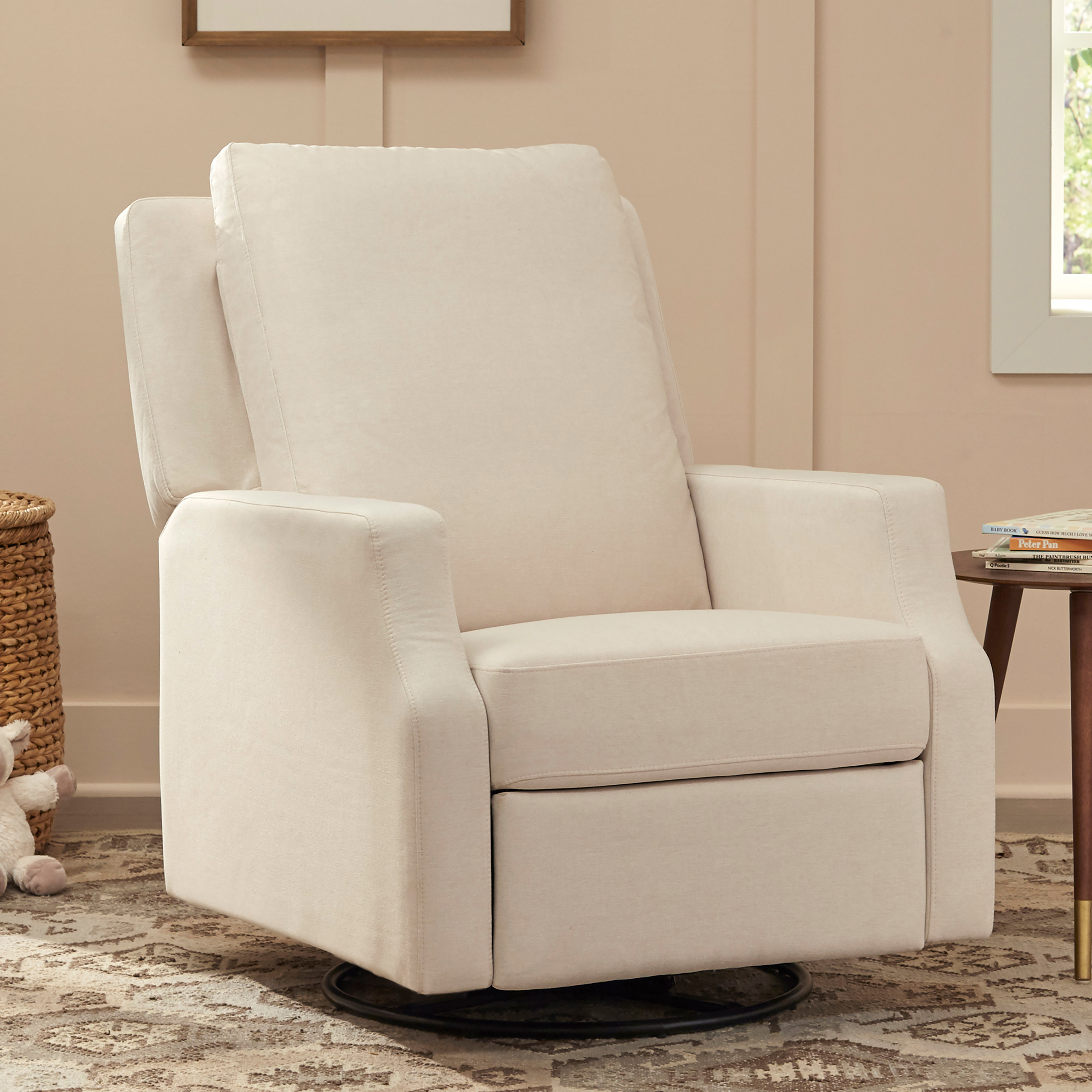 Namesake Crewe Recliner and Swivel Glider.