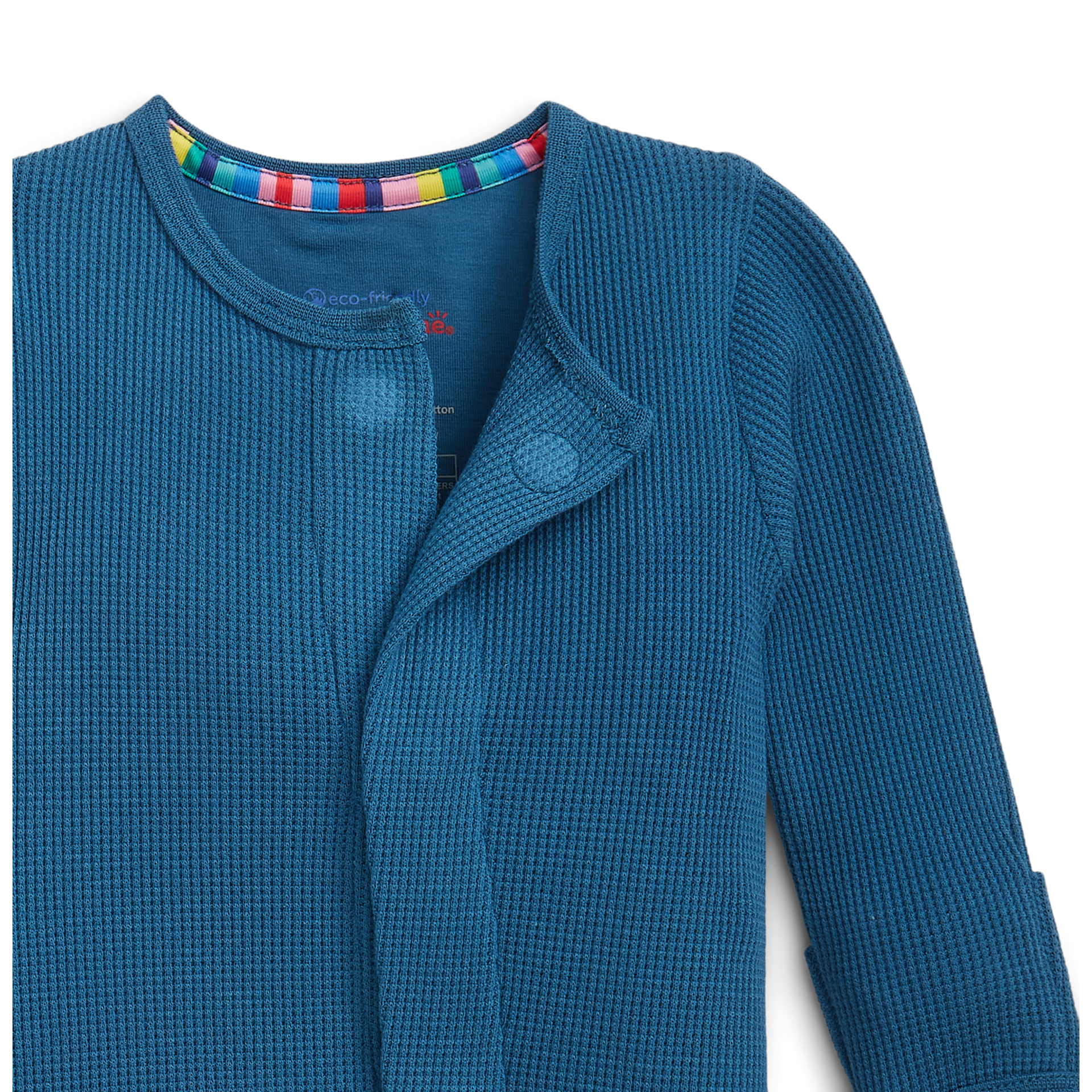 Magnetic Me Waffle Magnetic Footie - Dark Blue, 0-3 M.