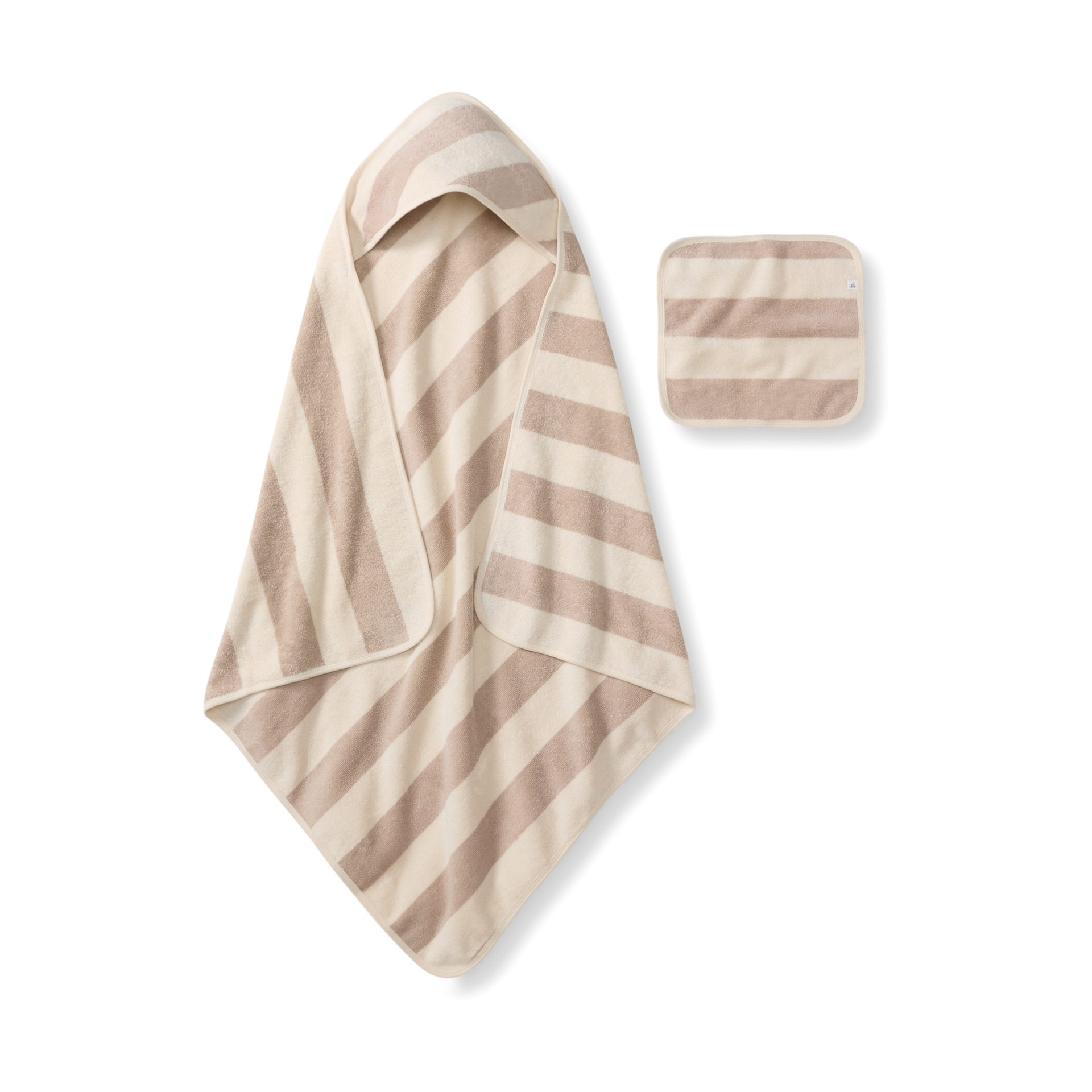 Burt's Bees Baby Organic Cotton Woven Terry Towel.
