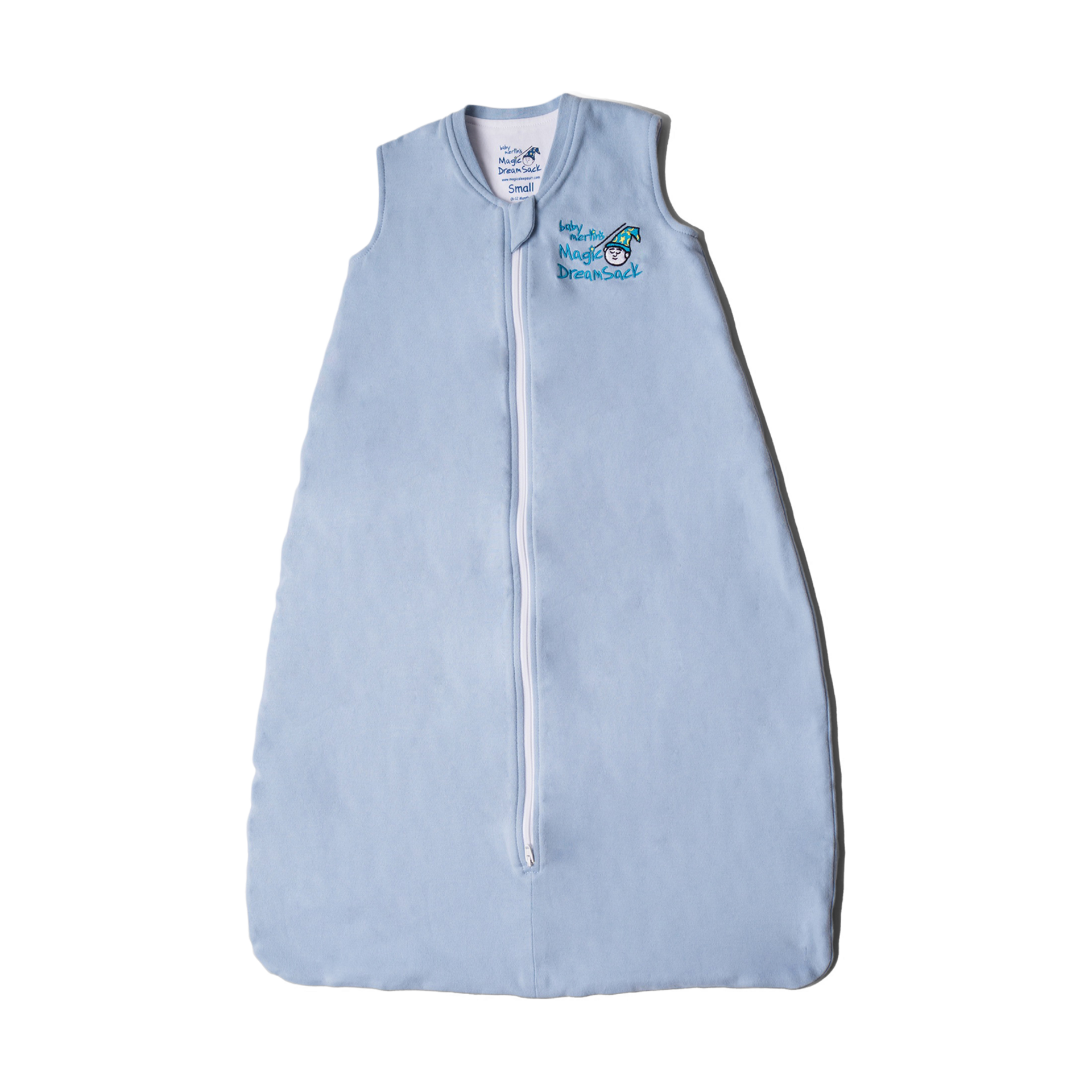 Baby Merlin's Magic Dream Sleep Sack - 100% Cotton Baby Wearable Blanket Sleep Suit - 6-12 Months (Blue)