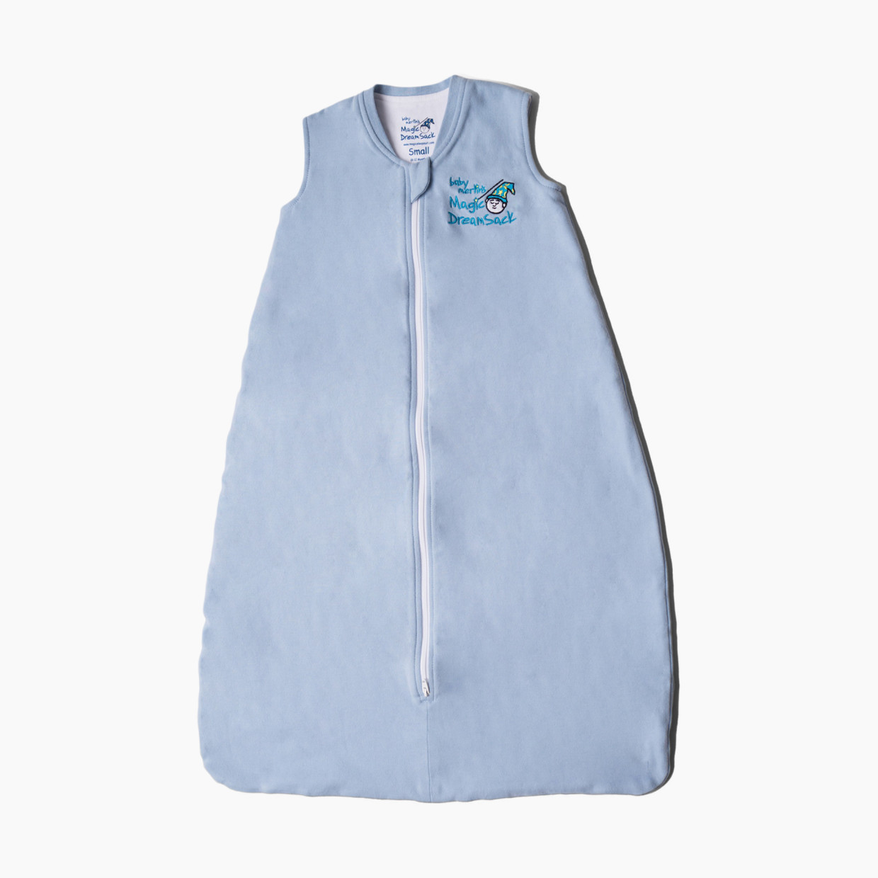 Baby Merlin's Magic Sleepsuit Cotton Dream Sack - Blue, 6-12 Months.