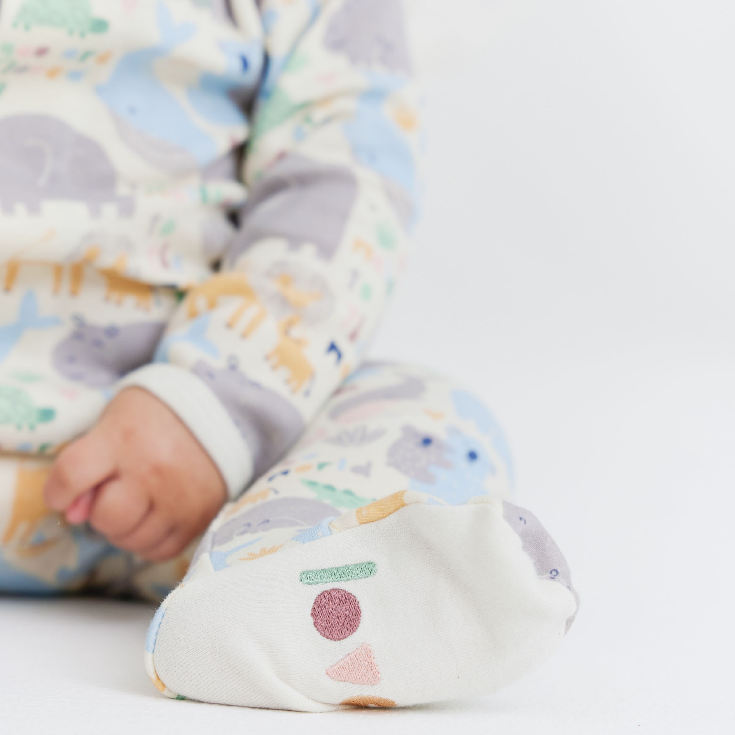 Magnetic Me Organic Cotton Footie - Little Lovin, Newborn.