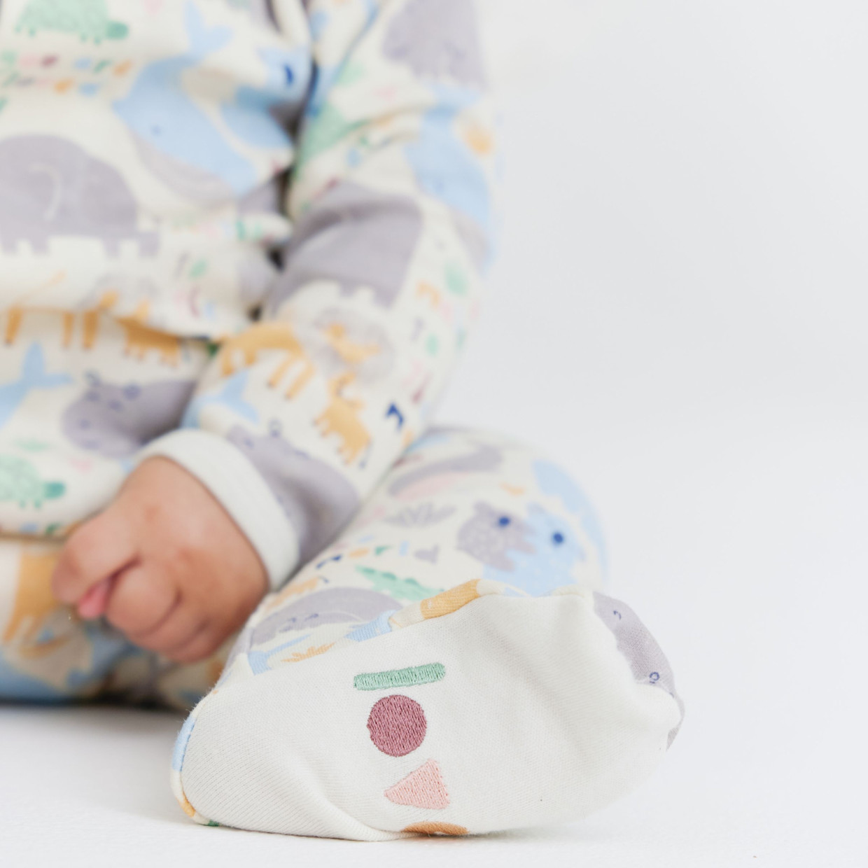 Magnetic Me Organic Cotton Footie - Little Lovin, Newborn.