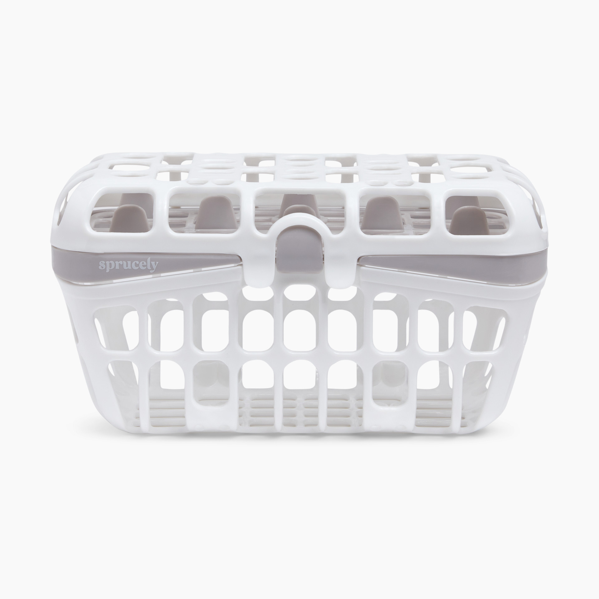 Sprucely Dishwasher Basket - White/Grey