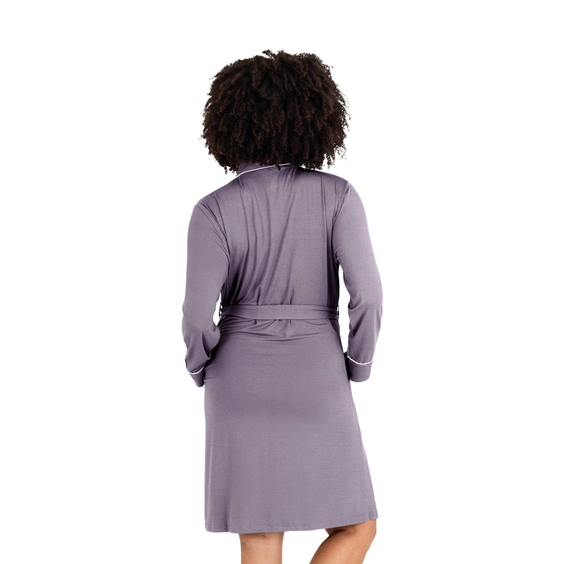 Kindred Bravely Clea Bamboo Robe - Granite, 1 X / 2 X.