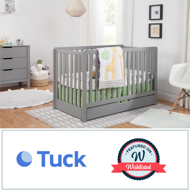 Carter's by DaVinci Colby 4-in-1 Convertible Crib with Trundle Drawer - Grey.
