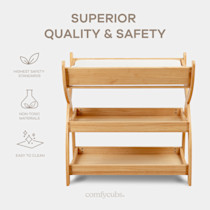Superior quality & safety features of the changing table with icons