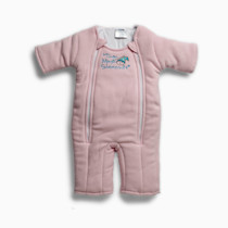 Magic Sleepsuit Baby Merlin's Microfleece Baby Swaddle Transition Product - Soft and Cozy Design, Double Zipper for Easy Diaper Changes, Promotes Safe Sleep, 3-6 Months - Pink - Large 18-21lbs