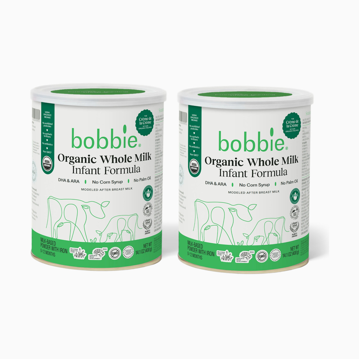 Bobbie Organic Whole Milk Infant Formula - 2.