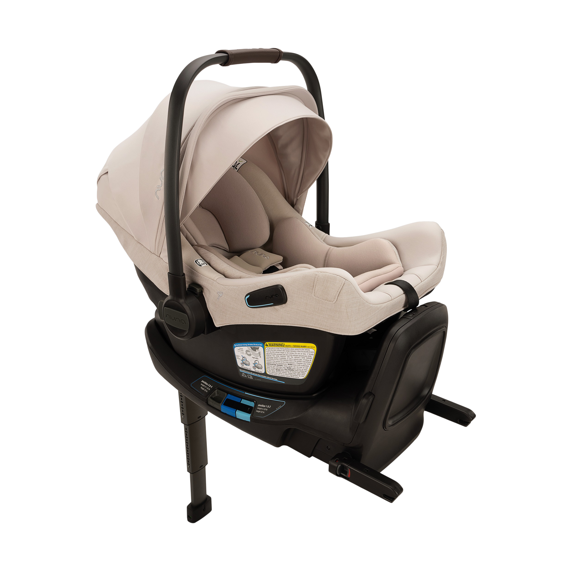 Nuna PIPA aire rx Infant Car Seat - Biscotti.