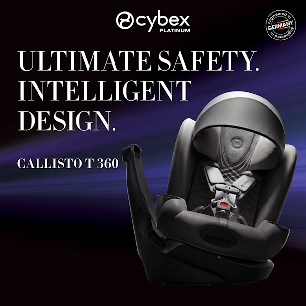 Cybex Callisto T 360 Rotating All-in-One Convertible Car Seat.