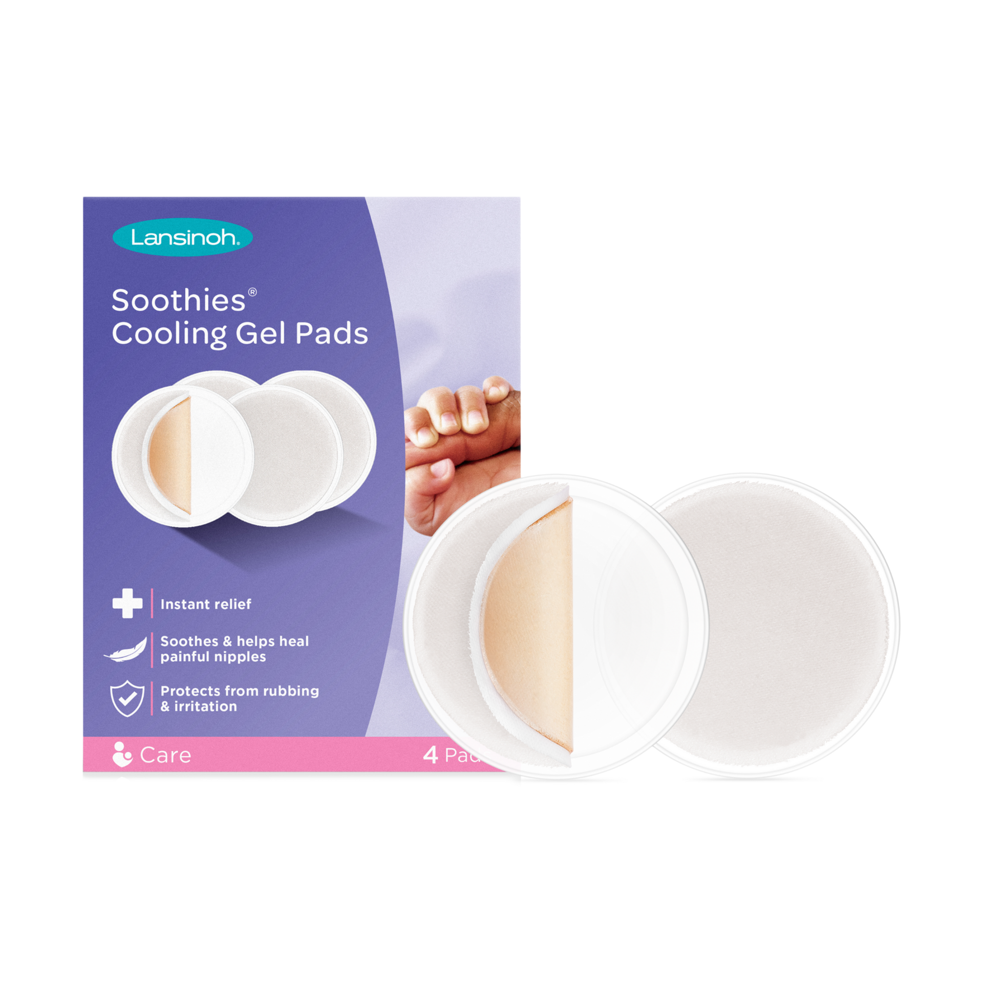 Lansinoh Soothies Cooling Gel Pads.