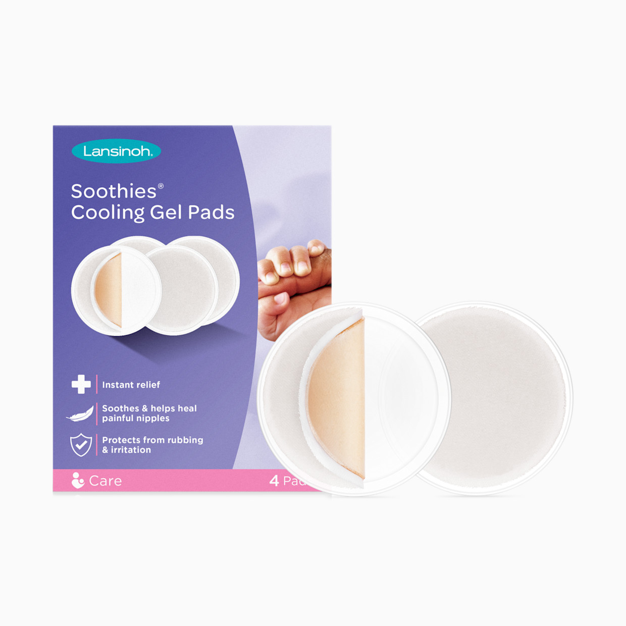 Lansinoh Soothies Cooling Gel Pads.