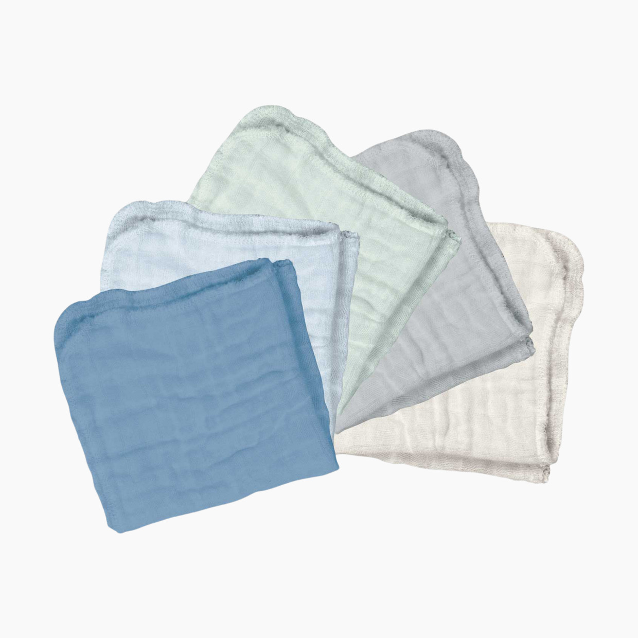 GREEN SPROUTS Muslin Cloths (5 Pack) - Blueberry.