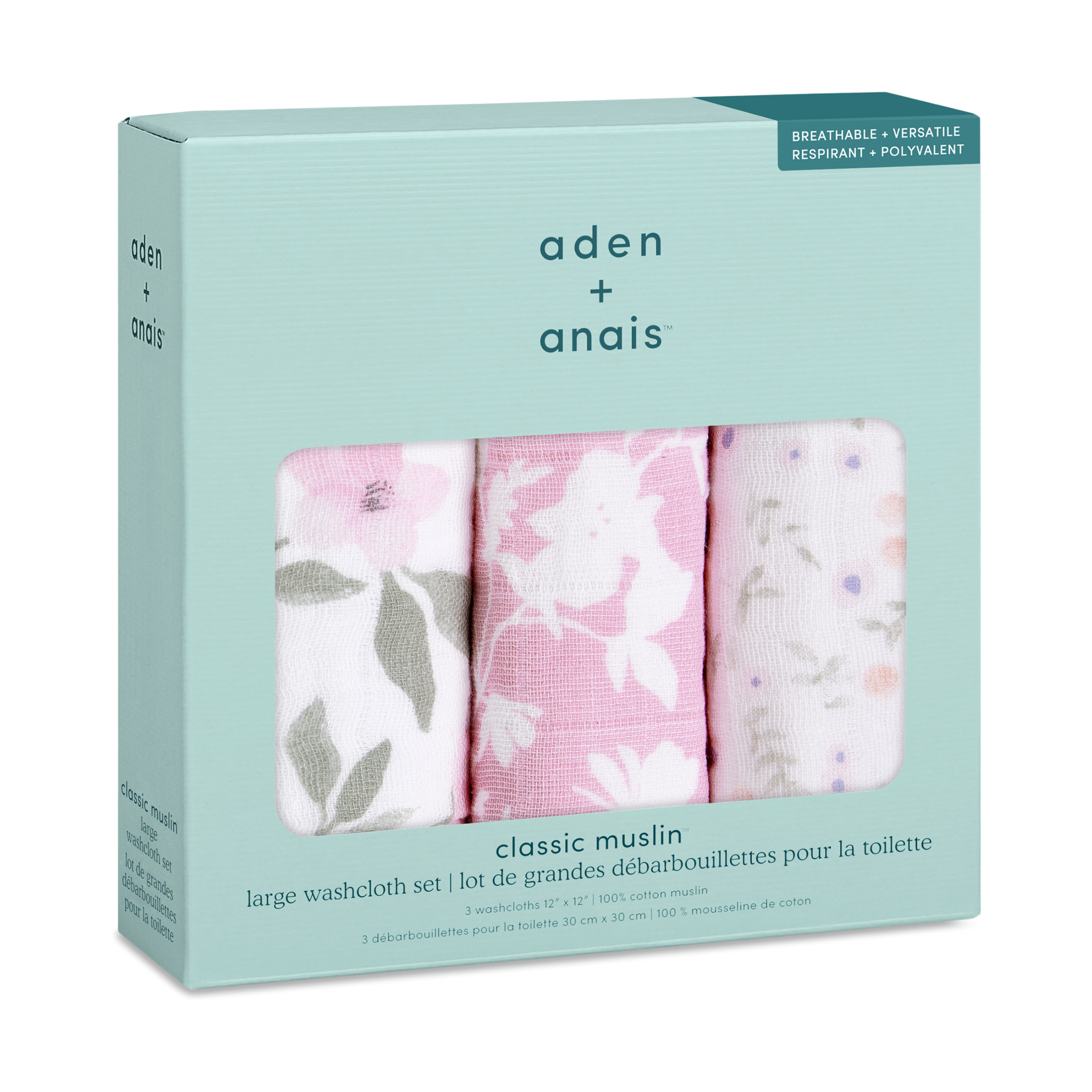 Aden + Anais Washcloths (3 Pack) Ma Fleur Babylist Shop