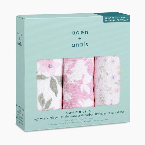 Aden + Anais Washcloths (3 Pack) - Ma Fleur.