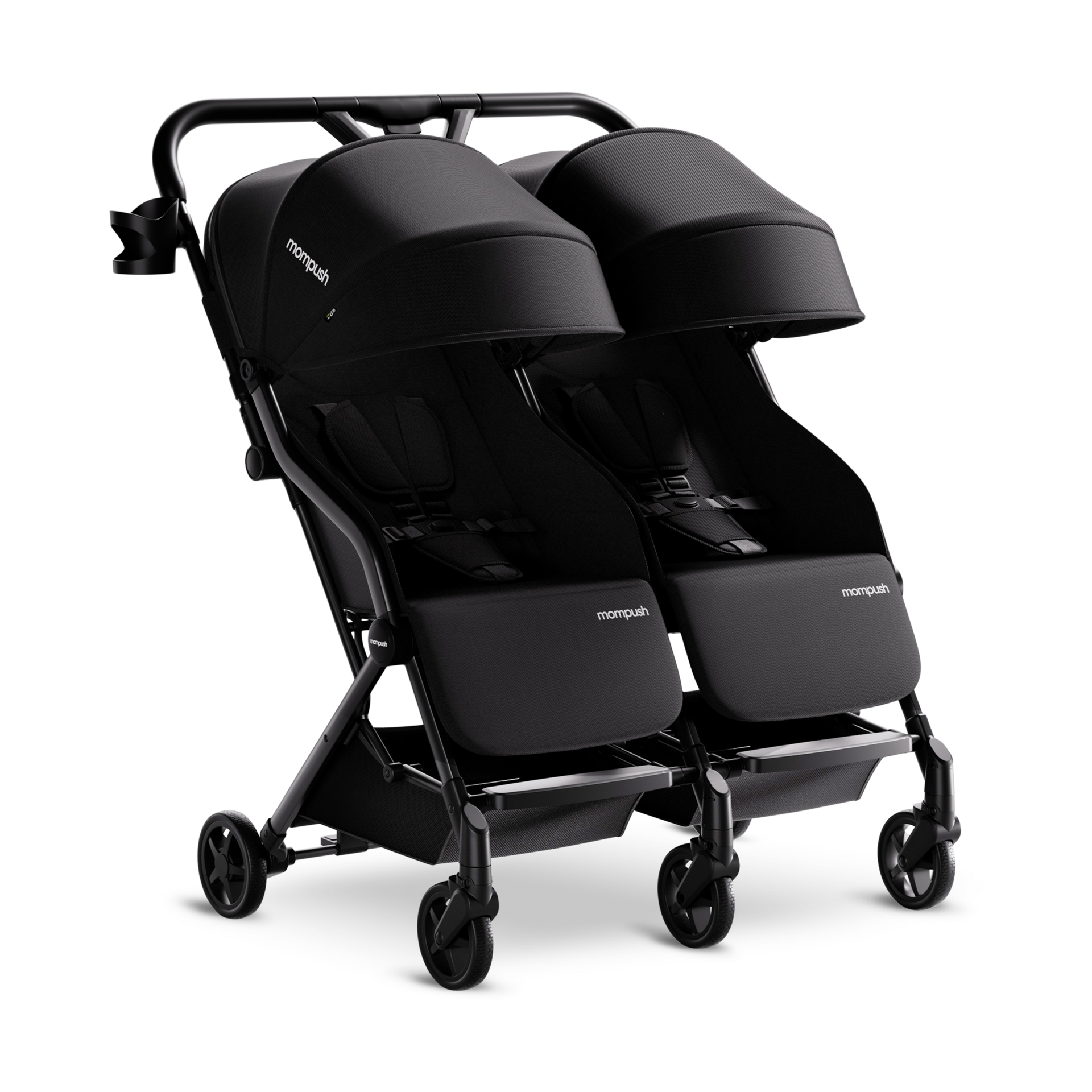 Mompush Lithe Double Stroller.