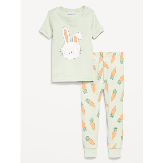 Printed Unisex Snug-Fit Pajama Set for Toddler & Baby.