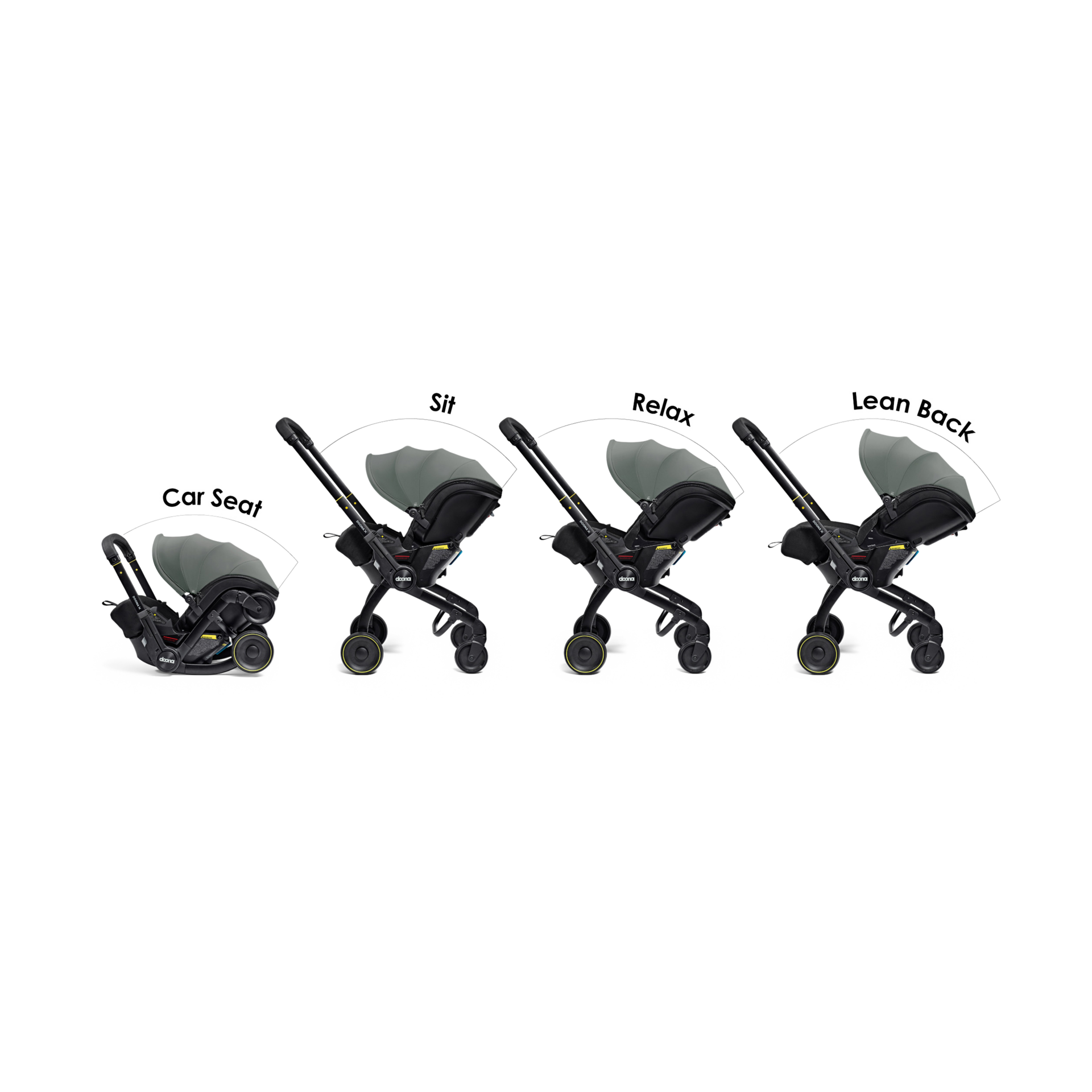 Doona Doona X Infant Car Seat & Stroller - Slate Green.