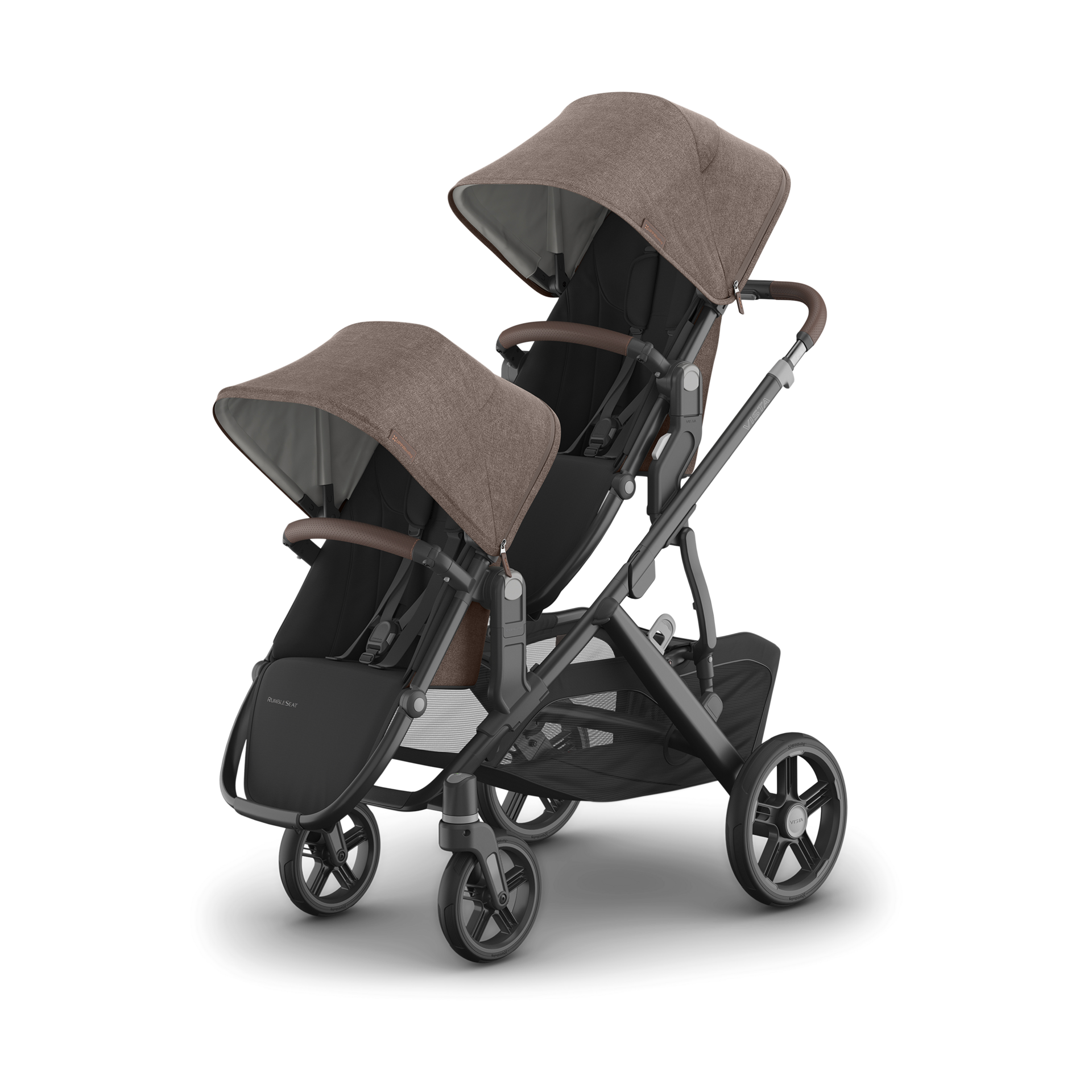 UPPAbaby Vista V3 Stroller, RumbleSeat V3 & Upper Adapters - Owen.