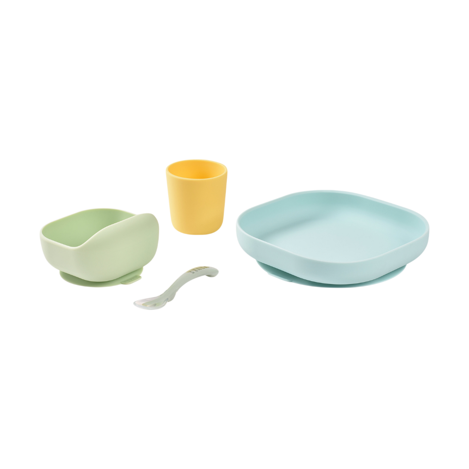Beaba Silicone Suction Meal Set (Pack of 4).