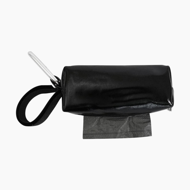 Oh Baby Bags Portable Diaper Bag Dispenser - Black Solid, 48.