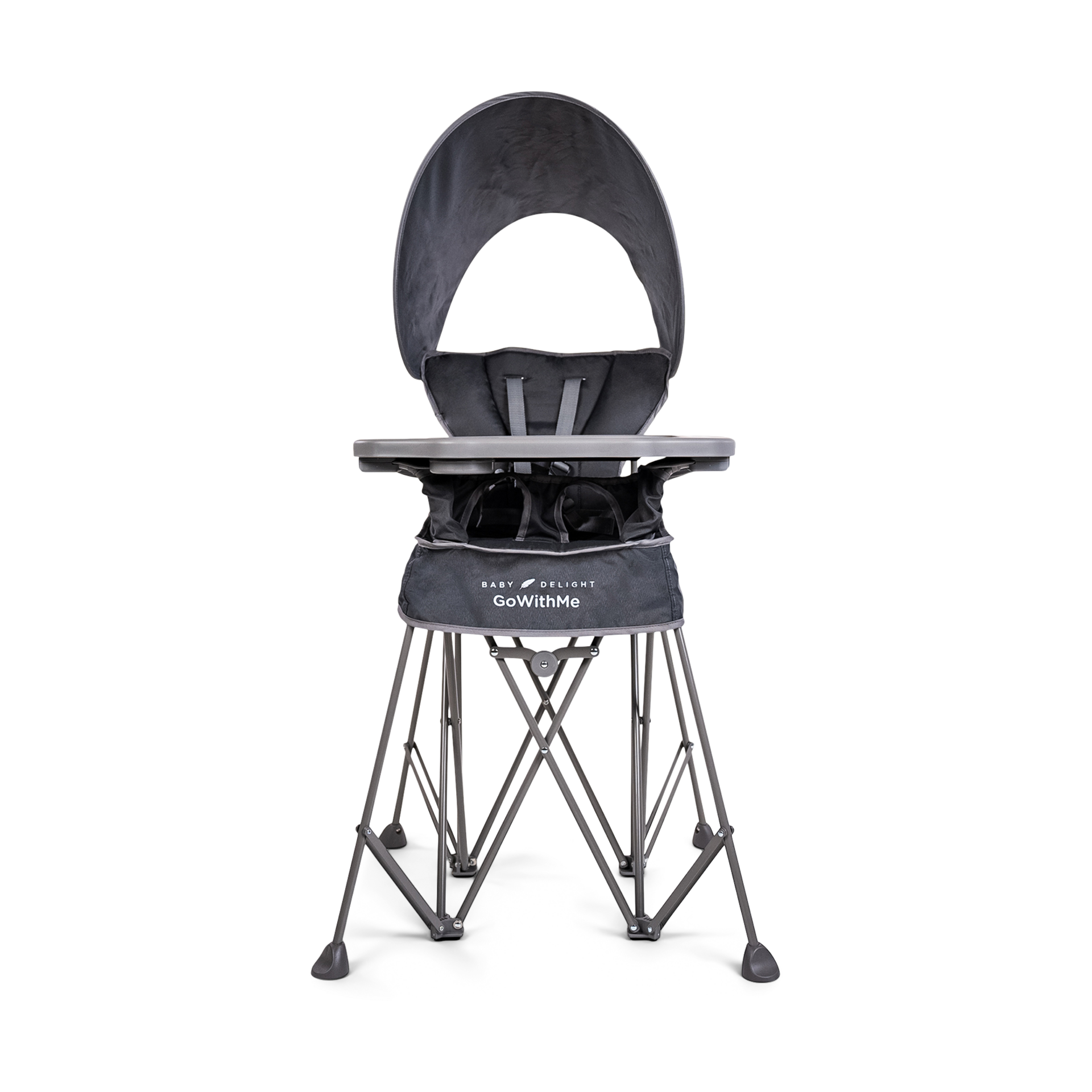 Baby Delight Go With Me Uplift Deluxe Portable High Chair With Canopy.