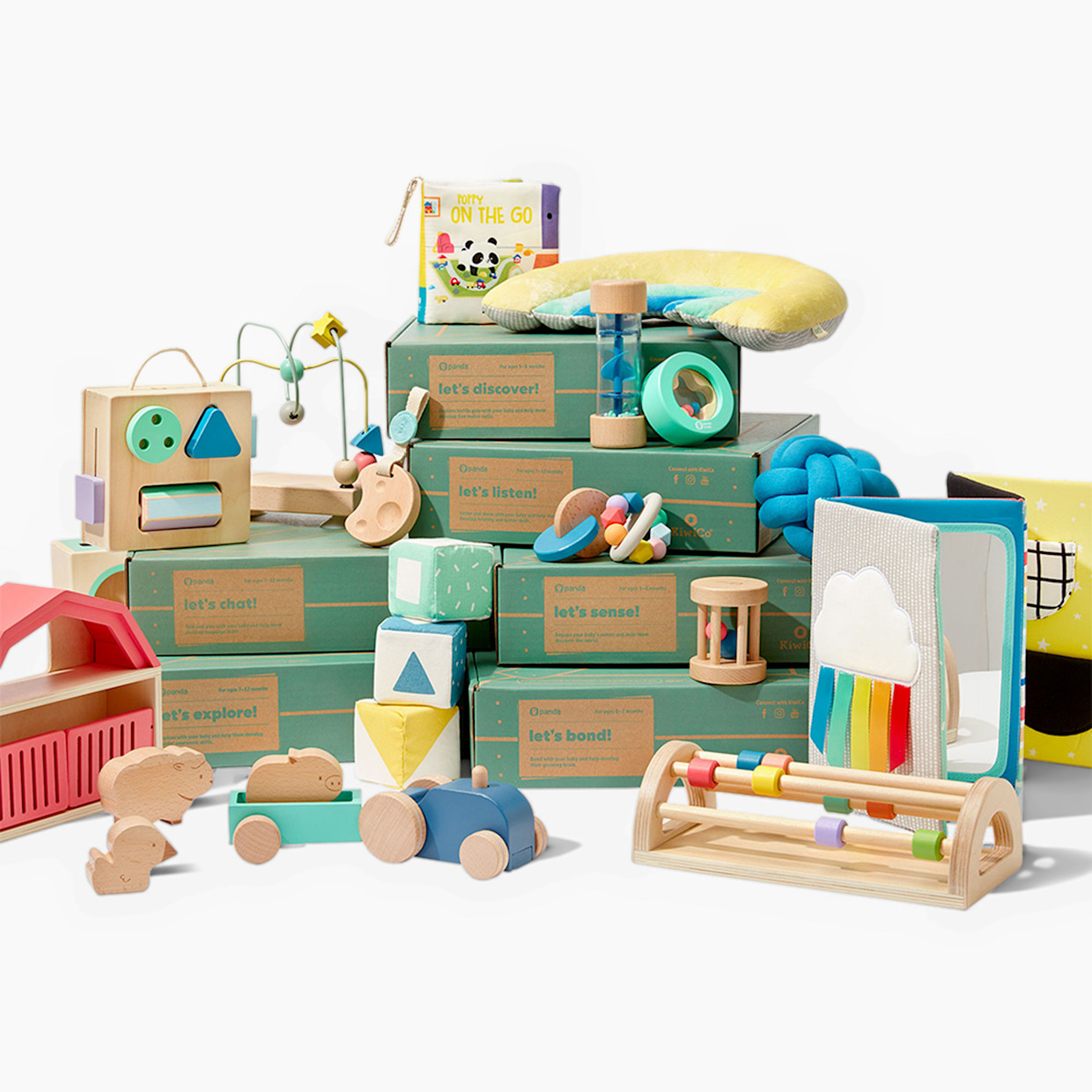 KiwiCo Panda Crate Toys (3 or 6 Crate Bundle) - 6 Crate Bundle.