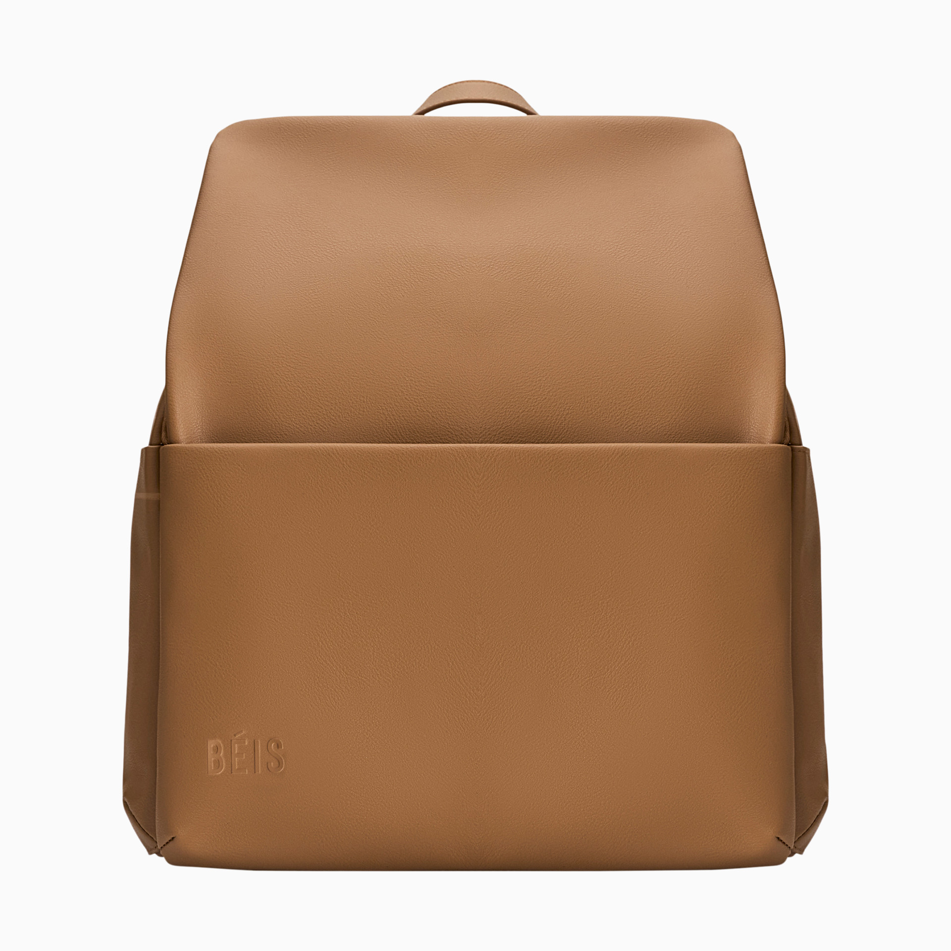 BEIS Travel The Everyday Diaper Backpack - Camel, Vegan Leather