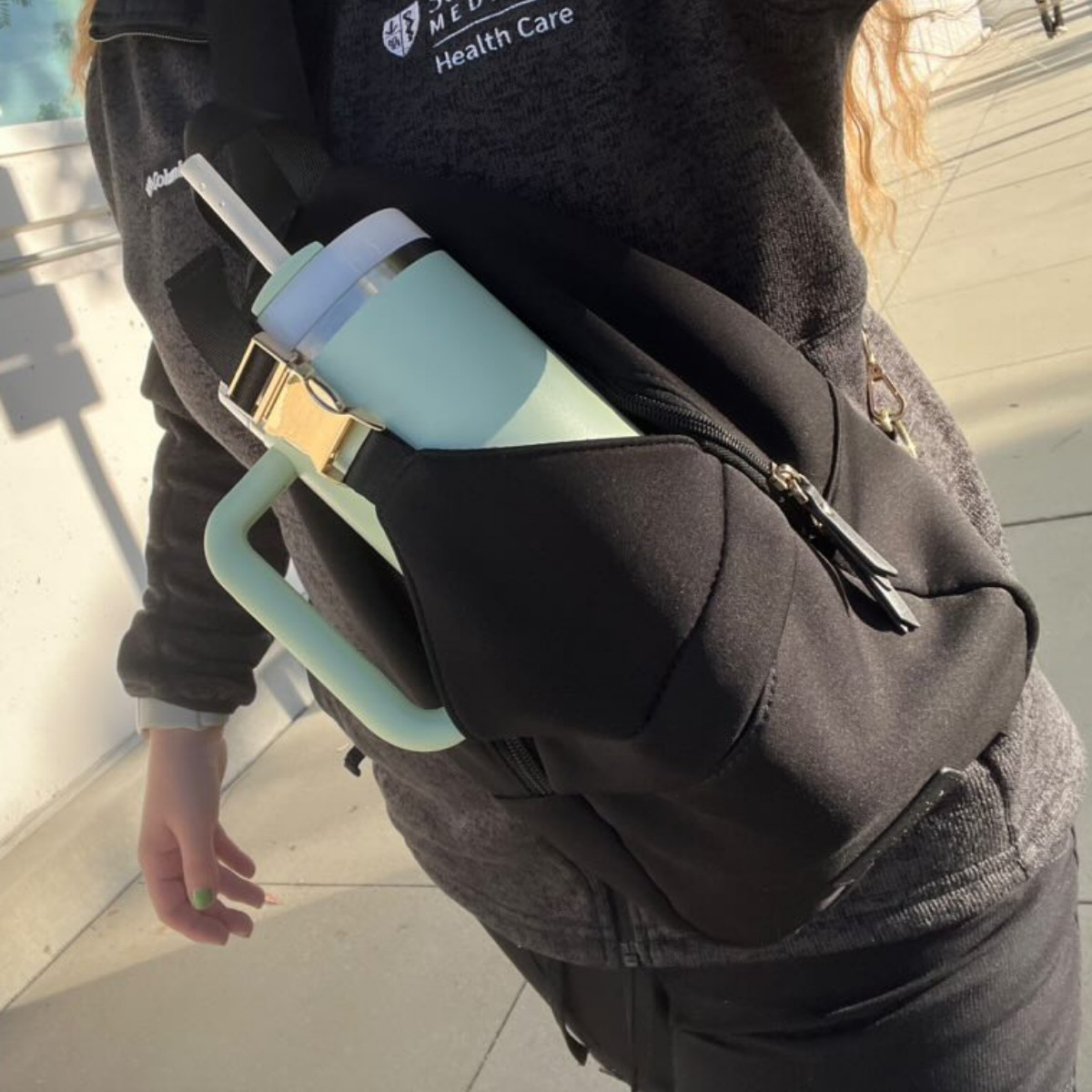 Sarah Wells Allie Breast Pump Sling Bag - Black.