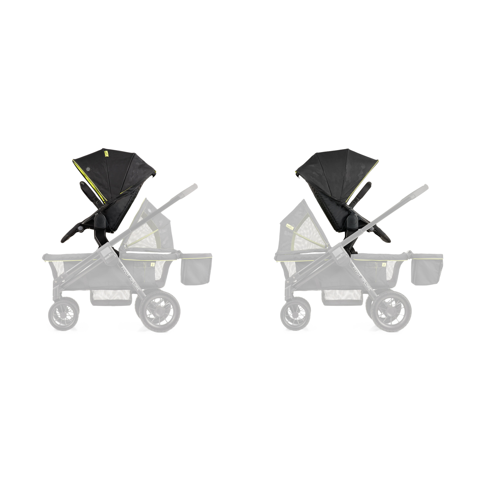 evenflo sync2 stroller with second seat