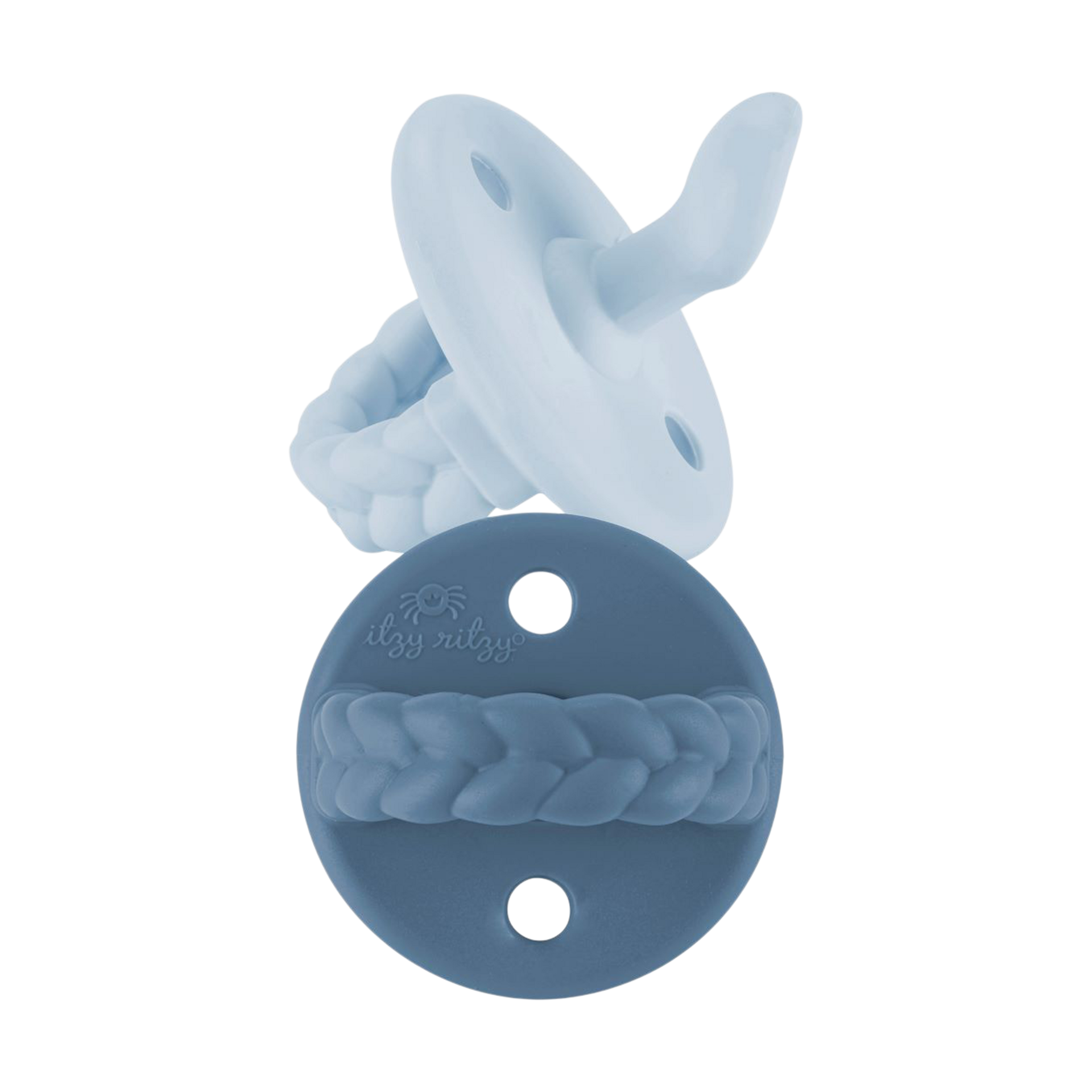 Itzy Ritzy 2Pack Natural Rubber Pacifiers Rosewood & Blossom