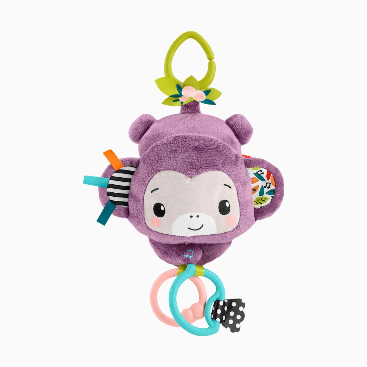 Fisher-Price Glow and Grow Kick & Play Gym Purple Monkey Bundle - Pink.