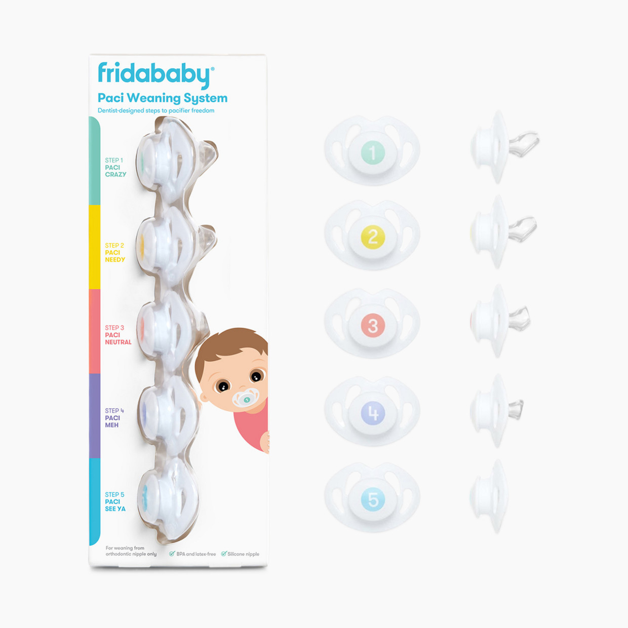 FridaBaby Paci Weaning System.