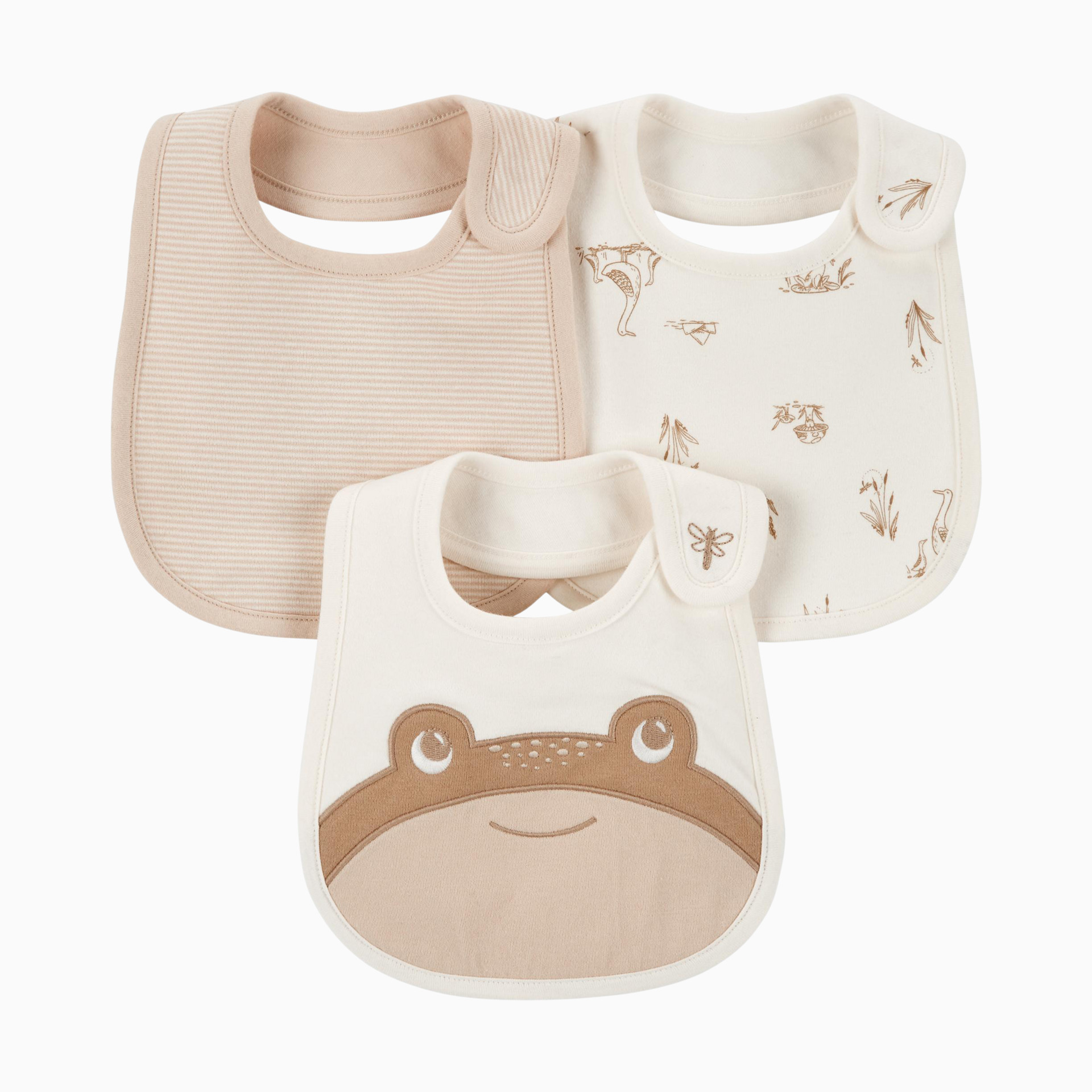 Carter's Bibs (3 Pack) - Blue/Ivory Whale, One Size | Babylist Shop