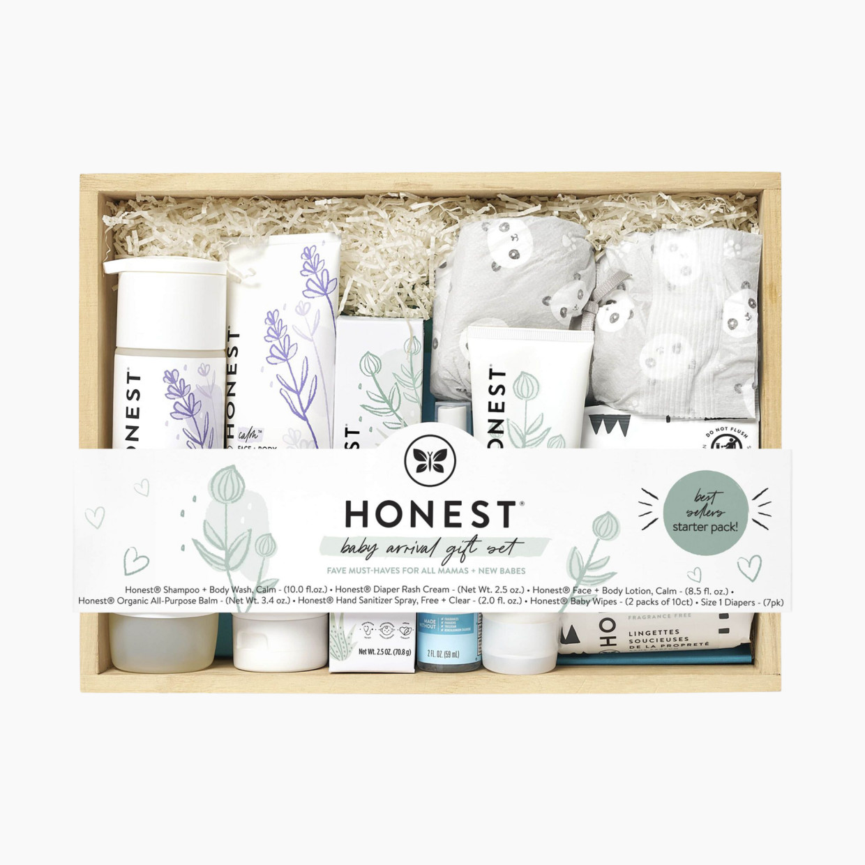 The Honest Company Baby Arrival Gift Set.
