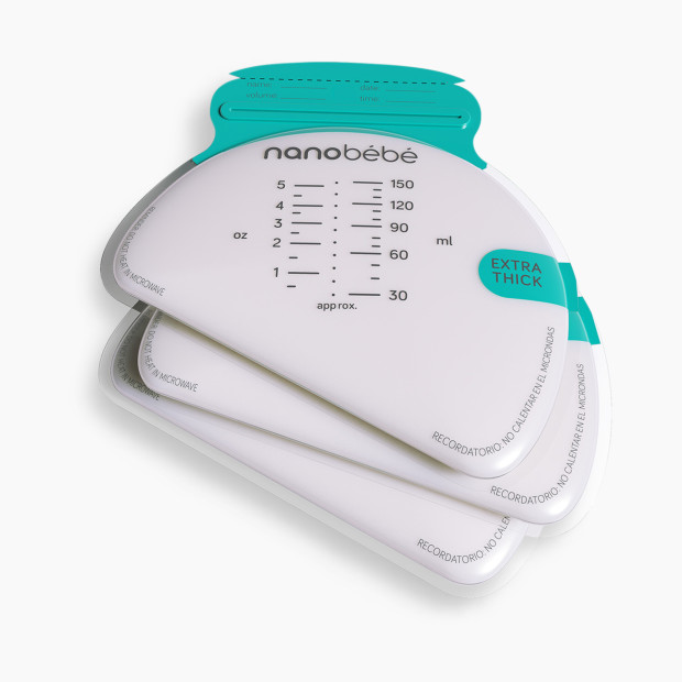 Nanobebe 25 Breastmilk Storage Bags and Organizer.