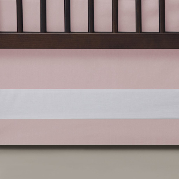 Oilo Studio Crib Skirt - Blush.