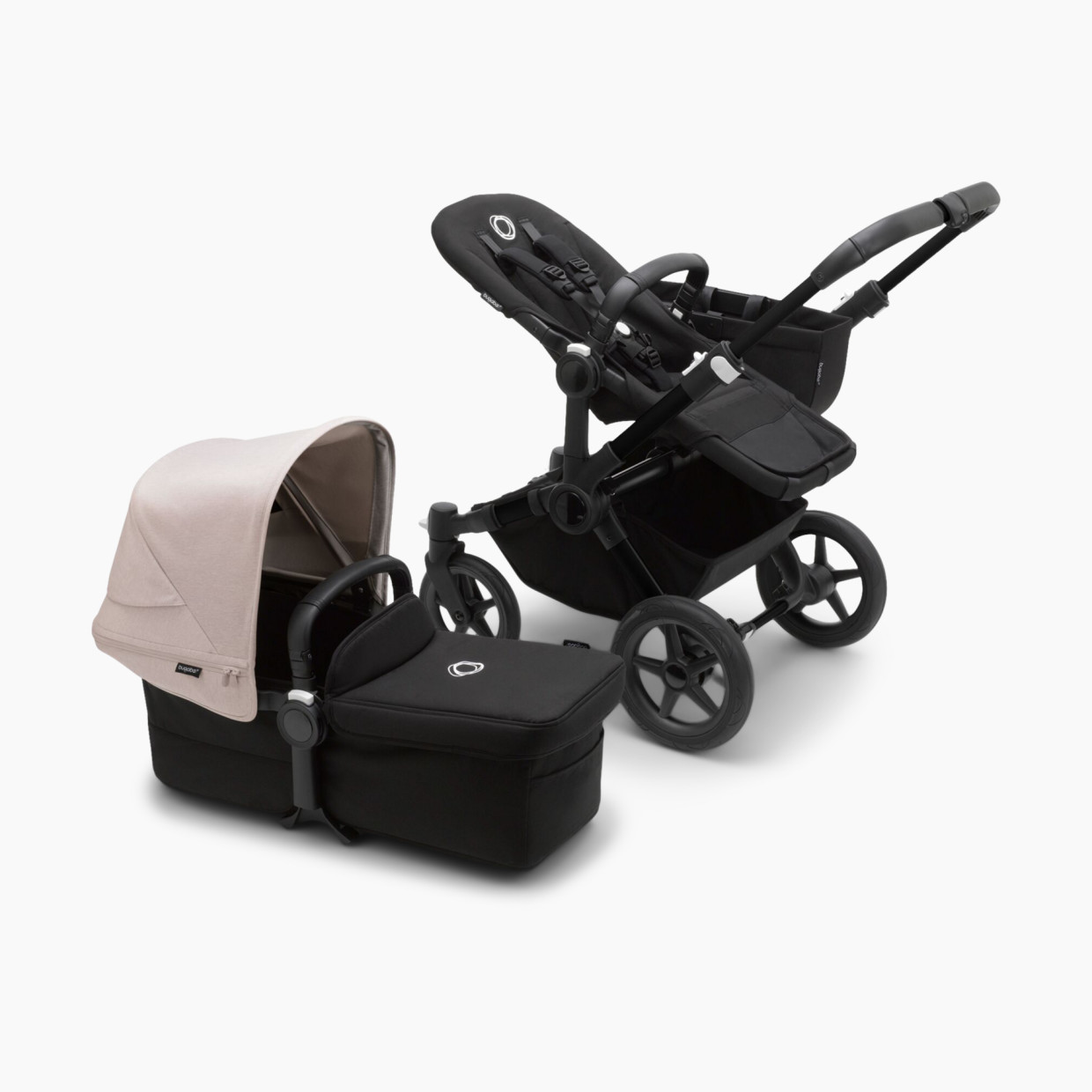Bugaboo Donkey5 Mono Complete Stroller - White/Core Collection.