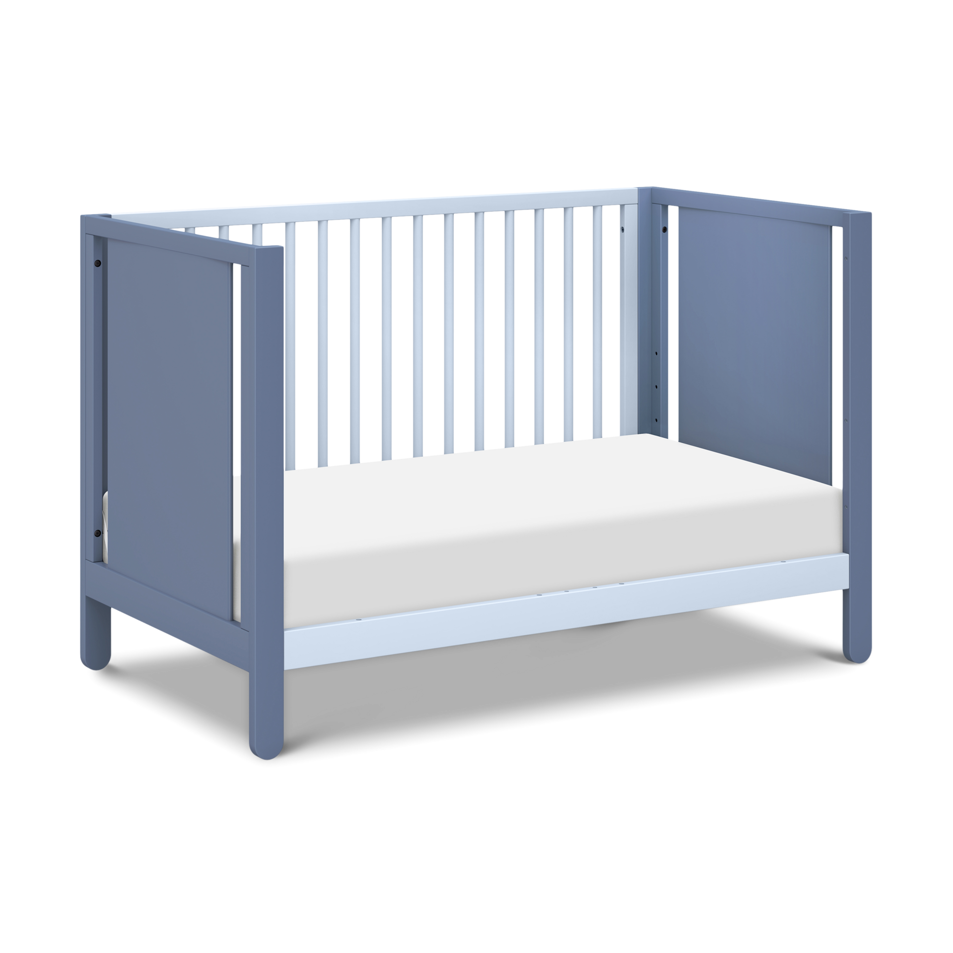 Carter's by daVinci Marisol 4-in-1 Convertible Crib - Cove Blue/Powder Blue.