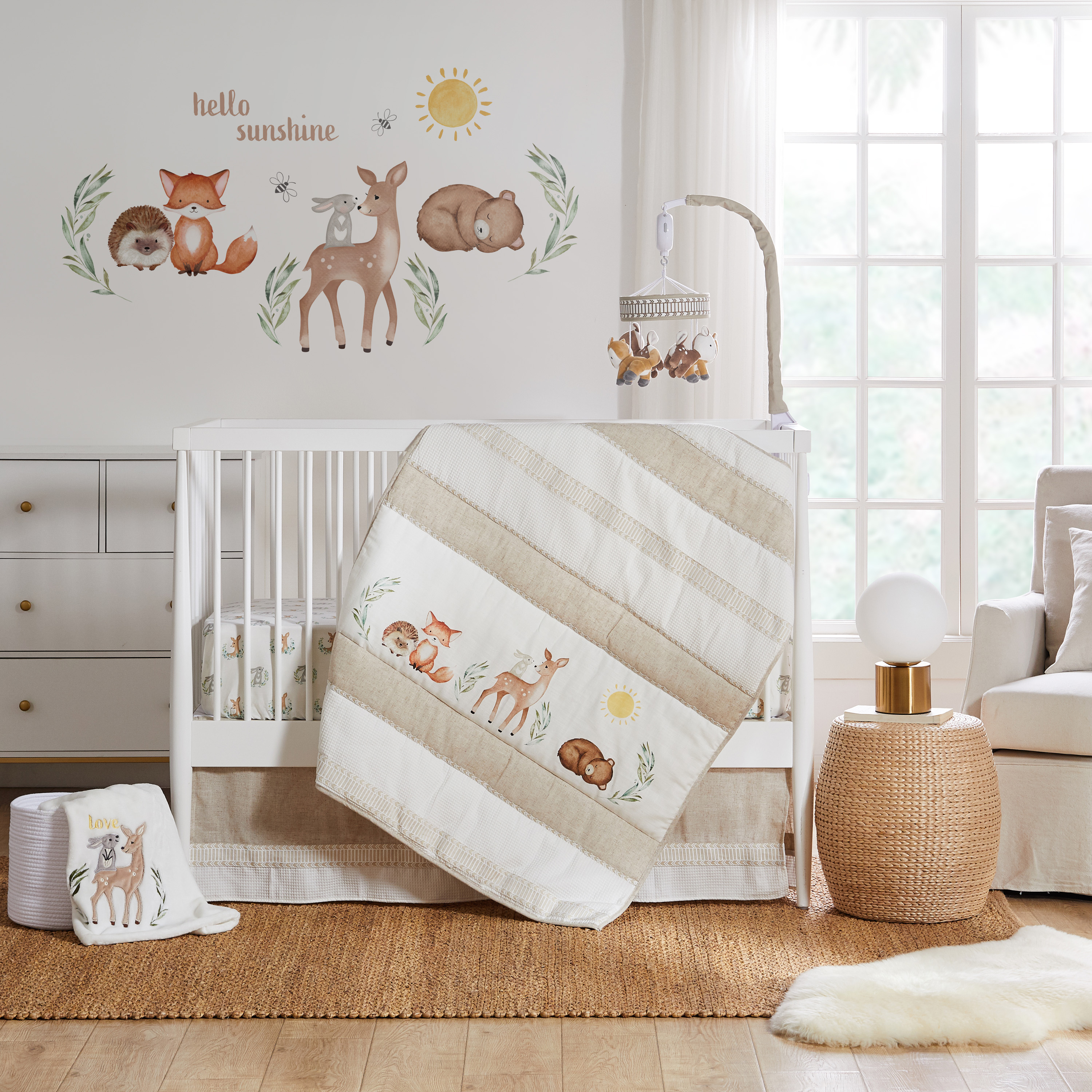 Levtex Baby 5Piece Nursery Crib Bedding Set Woodland Pals Babylist