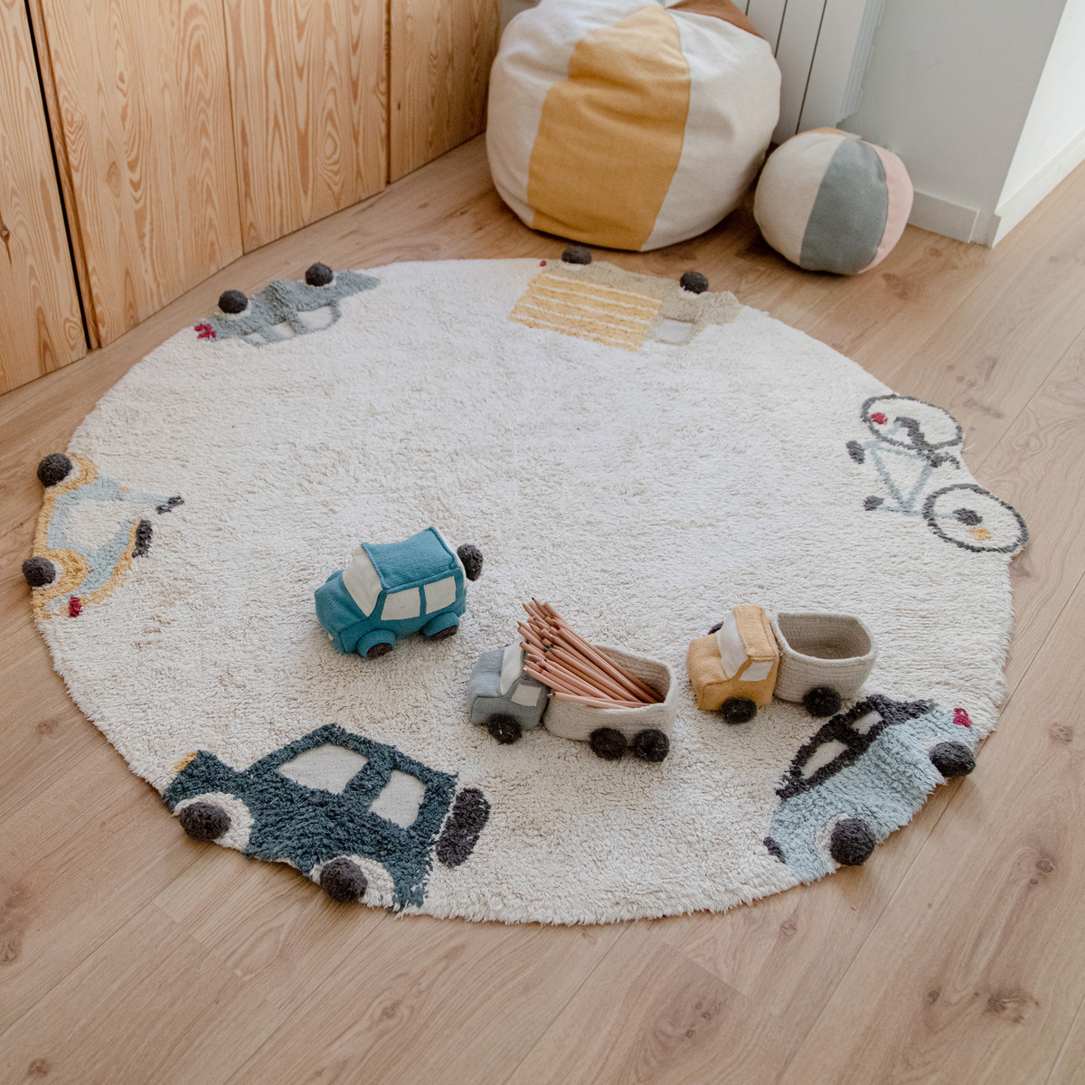 Lorena Canals Beach Ball Cushion - Multi.