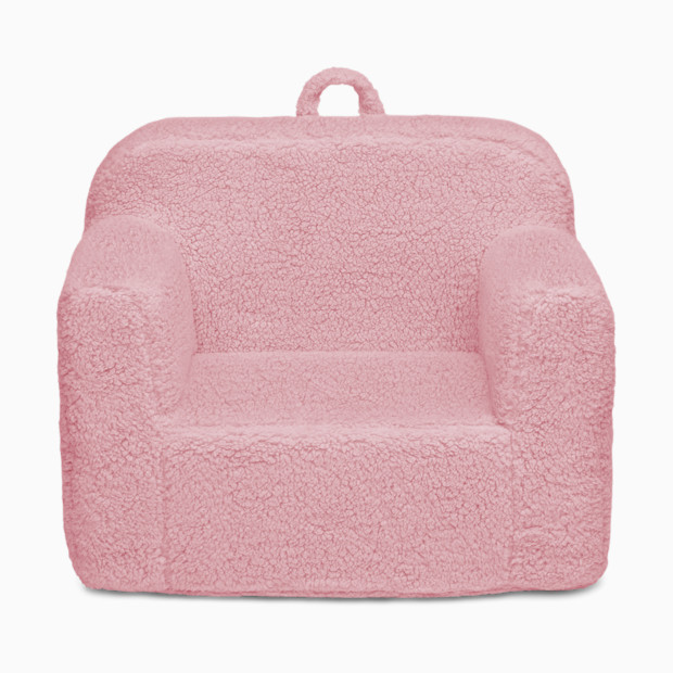Delta Children Cozee High Pile Fleece Chair - Sherpa Pink.