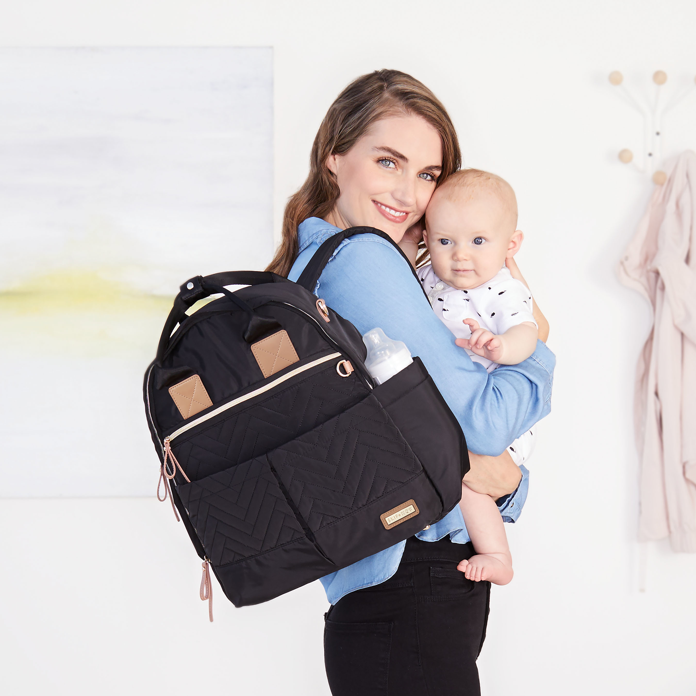 skip hop suite 6 piece diaper bolsa