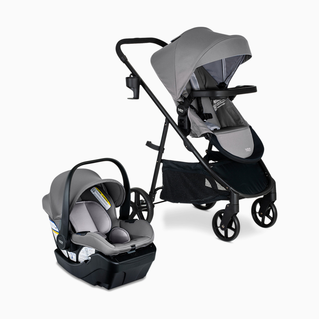 Britax Willow Brook Travel System - Graphite Glacier.